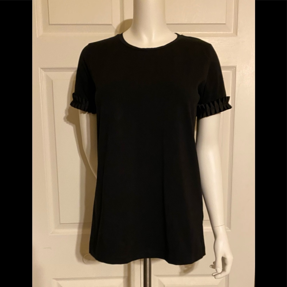 EUC Vineyard Vines Short Sleeve Top SZ S Black